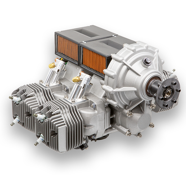 Suter 660 cc four cylinder UAV two-stroke boxer engine-2